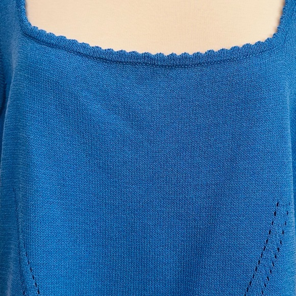 St John Collection Santana Knit Suit Top Sz 12 Shell Large & Skirt Sz 14 - Picture 8 of 15